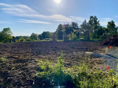 Travaux d'aménagement en cours